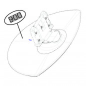 Leg without connector