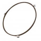 Wheeled turntable support