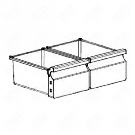 VEGETABLE DRAWER REFRIGERATOR, FREEZER - 49040046