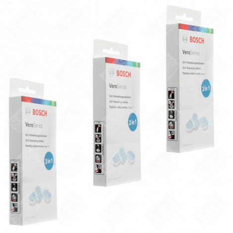 SET OF 3 DESCALING TABLET BOXES COFFEE MAKER, ESPRESSO - 00312093