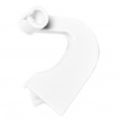 White Upper Hinge Cover