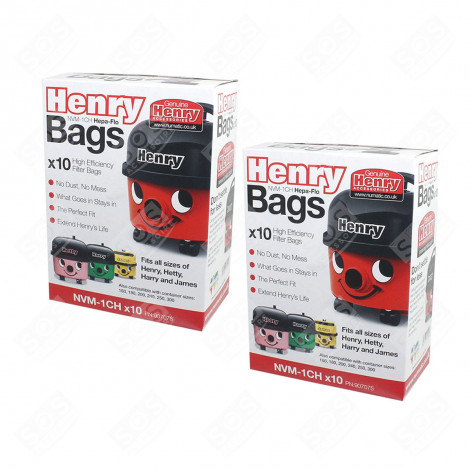 2 BOXES OF 10 BAGS (ORIGINAL) VACUUM CLEANER  - 604015