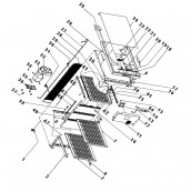 Shelf kit, sliding shelf (marker No. 7)