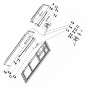 Assembled water distributor (reference no. 12)