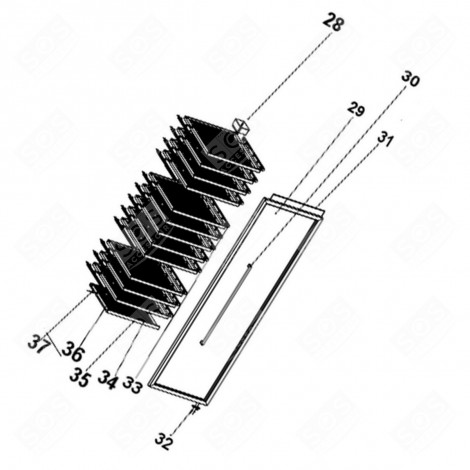 SHELF, BURGUNDY FORMAT (REFERENCE NO. 34) WINE CELLAR - 1052025, 92040412 