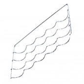 Glass shelf, glass rack