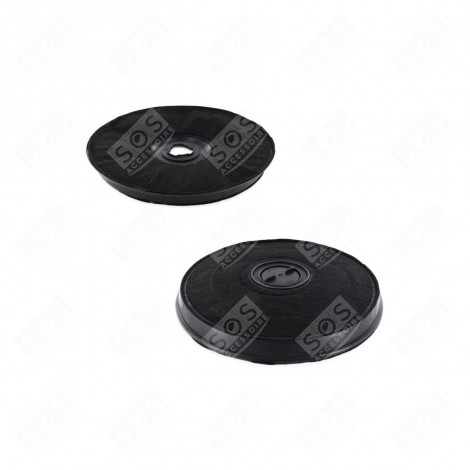 SET OF 2 CHARCOAL FILTERS TYPE E233 FAC519 EFF57 235X20 MM EXTRACTOR HOOD - ROBLIN 5403003 481281718534