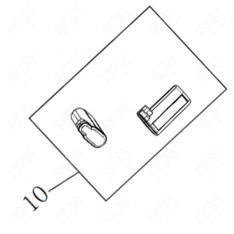 ORIGINAL BATTERY SET 2 PCS 4000 MAH (MARK NO. 10) ROBOT VACUUM CLEANER - 4060002609