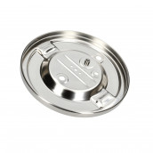 Stainless steel lid