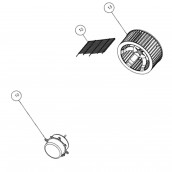 Original upper frame motor 15W (reference number 10)