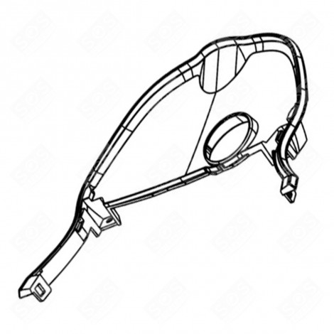 ORIGINAL GRAY COVER LOWER PART VACUUM CLEANER  - 140074533013