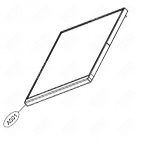 UPPER COVER (MARK N°A001) DISHWASHER - AGU75428710, AGU75428706