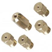 Original set of injectors, nozzles for natural gas