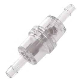 The water filter is blocked