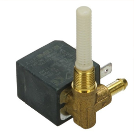The solenoid valve is blocked