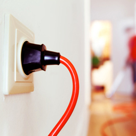 The electric wall socket is faulty