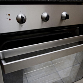 A difference in temperature between the oven and the environment in which it s located