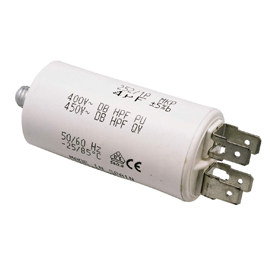 The motor capacitor is not working properly