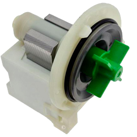 The drain pump is faulty