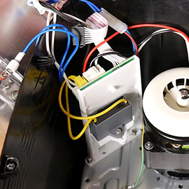 The wiring is damaged