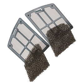 The high-pressure washer’s filters are blocked