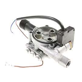 The high-pressure washer pump is damaged