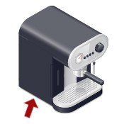 Espresso coffee machine model