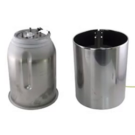 The heating resistor is defective