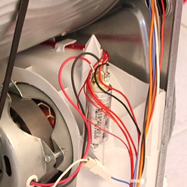 The capacitor is faulty