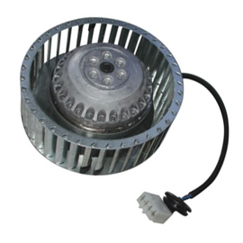 The fan motor is faulty
