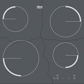 The hob is not properly fitted into the worktop