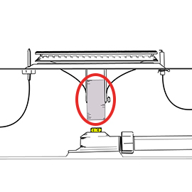 The air supply is not correctly adjusted