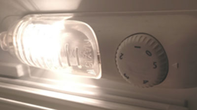 Why is the light no longer coming on in my fridge?
